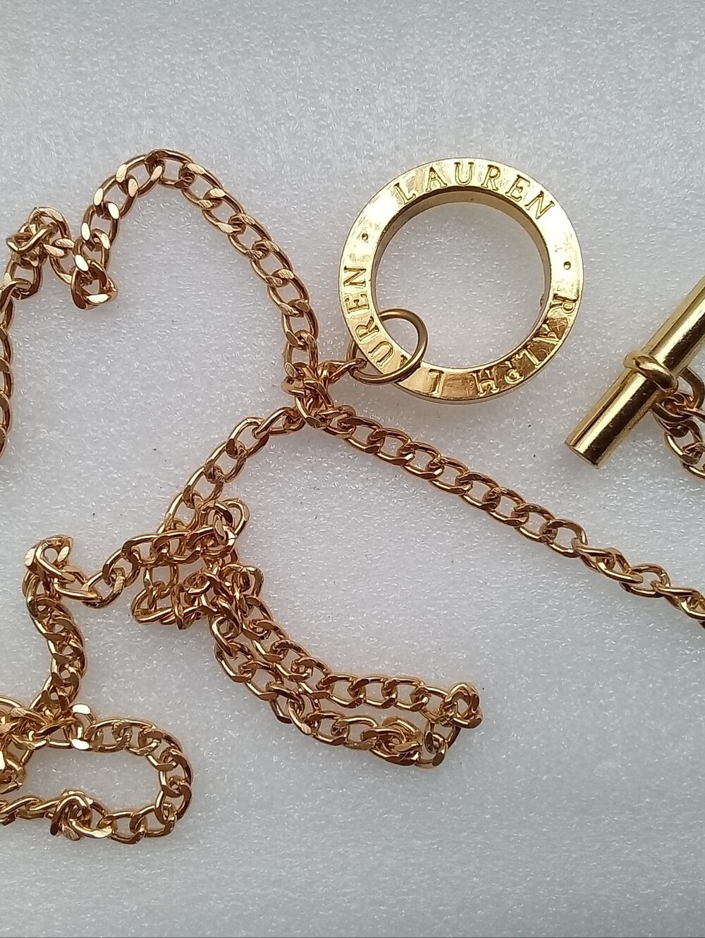Lauren Ralph Lauren gold-tone toggle chain necklace